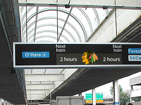 Don't worry, the Blackhawks always fall behind, too...